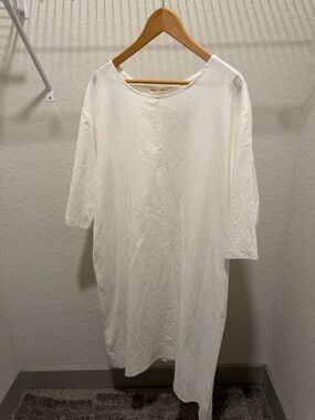Women's Simple Shift Dress in White
